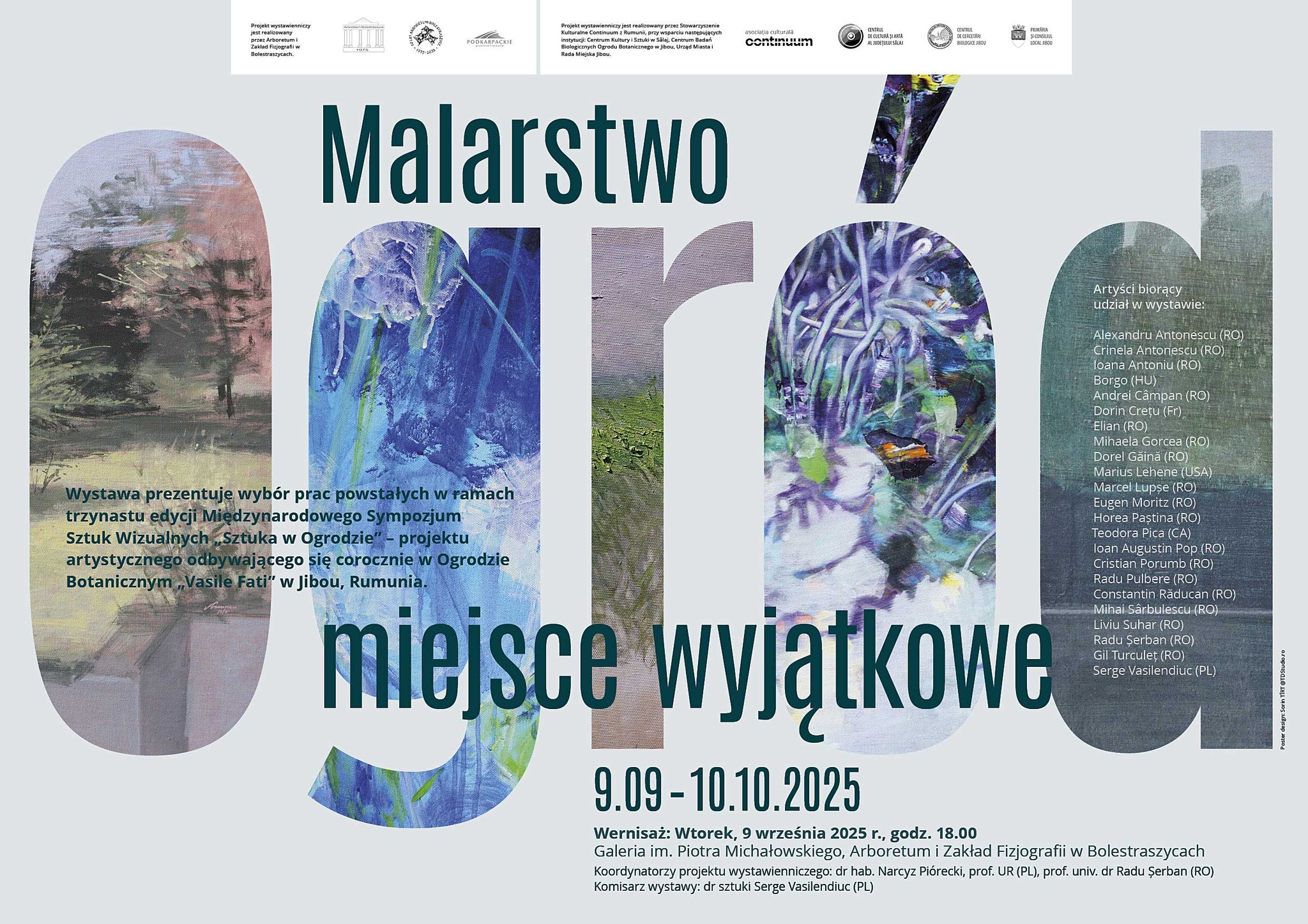 Plakat wystawy pn. "Ogród – wyjątkowe miejsce". 